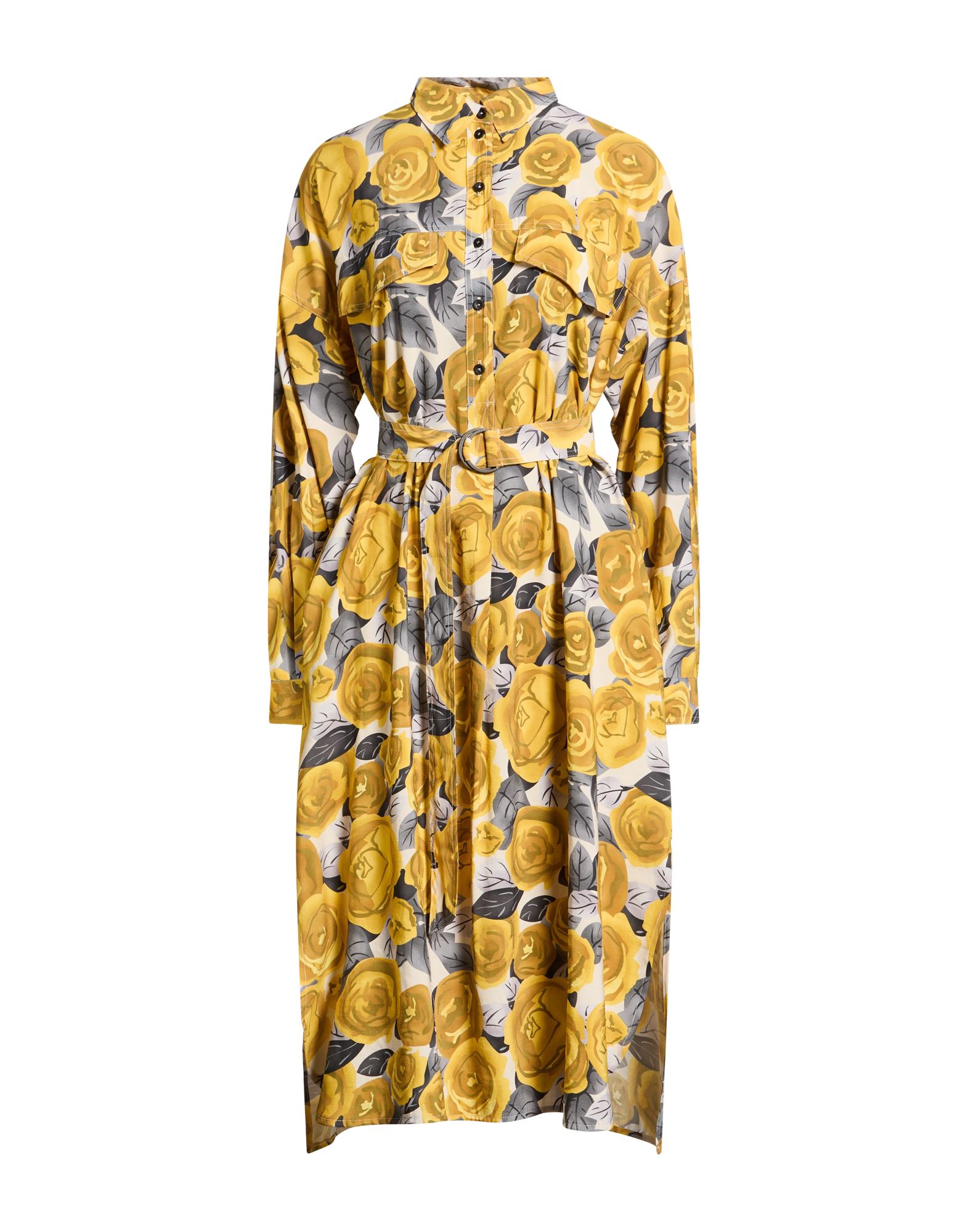 8PM Midi-kleid Damen Gelb von 8PM