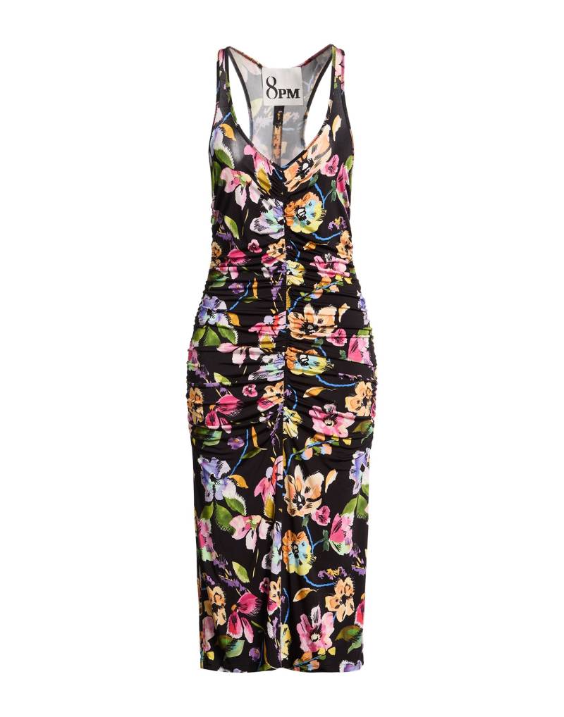 8PM Midi-kleid Damen Schwarz von 8PM