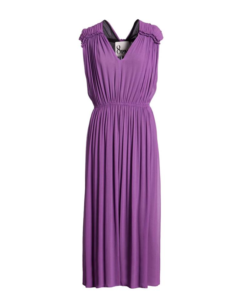 8PM Midi-kleid Damen Violett von 8PM