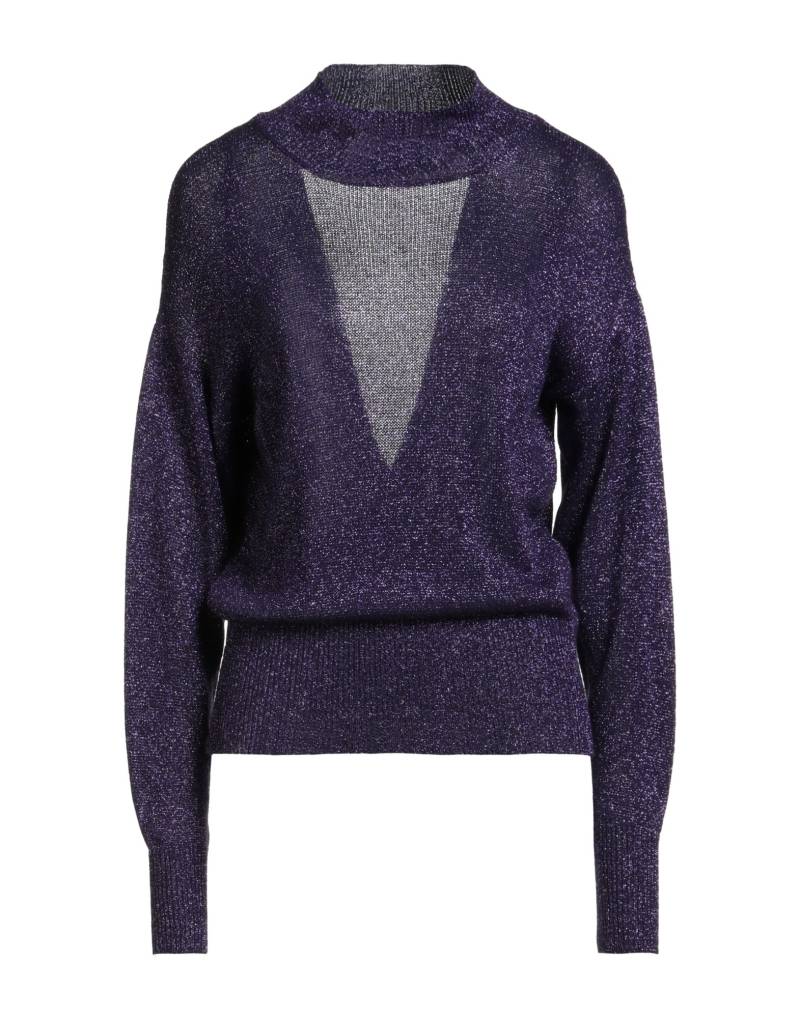 8PM Rollkragenpullover Damen Dunkelviolett von 8PM