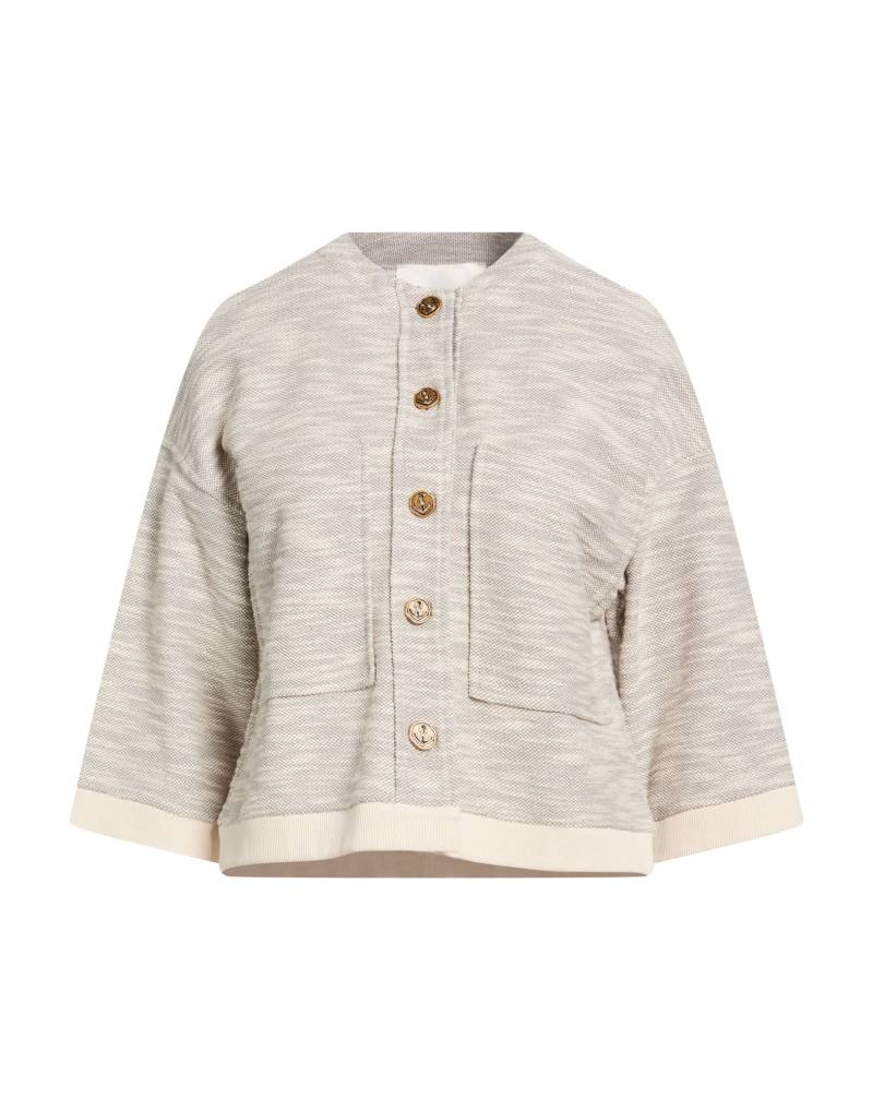 8PM Strickjacke Damen Hellgrau von 8PM