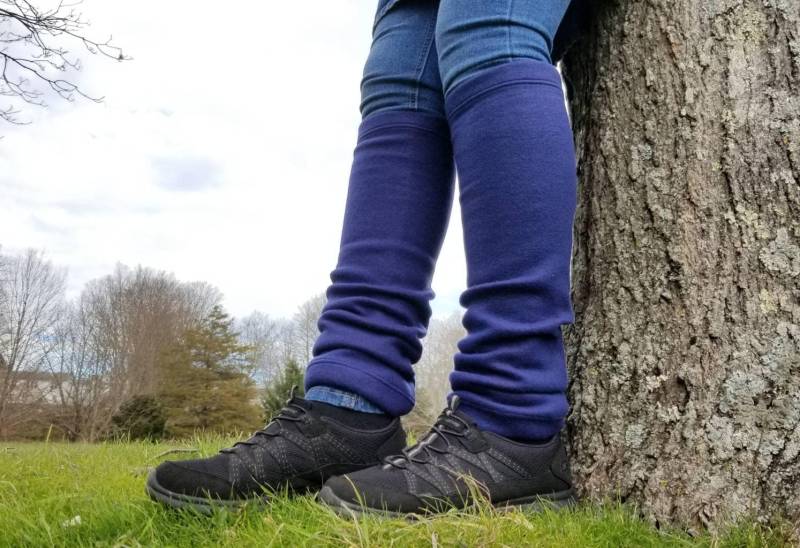 Fleece Stulpen - Dunkelblau Marine Blau Für Erwachsene Frauen Oder Männer Dehnbares Fleece Stulpen - Dunkelblau Marine Blau Für Erwachsene Frauen Oder Männer Dehnbares von 8ThreadsOriginals