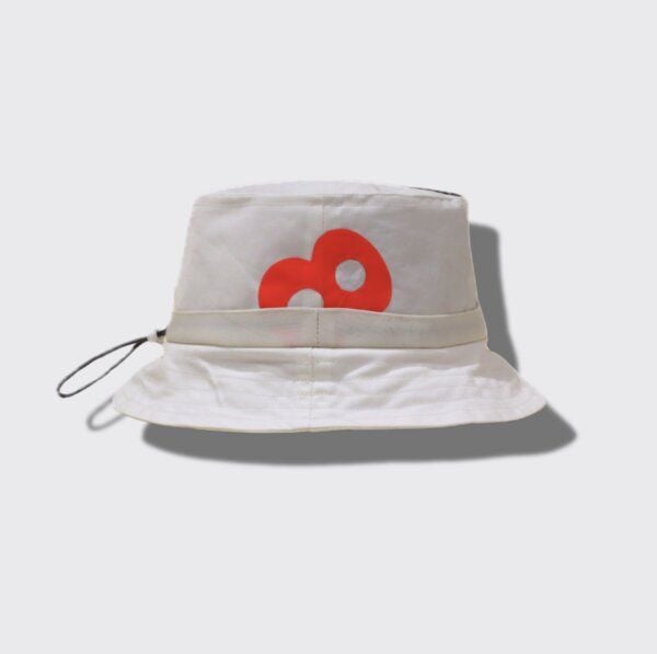 8beaufort.hamburg RHODE ISLAND - Hut - weiß/rot SM von 8beaufort.hamburg