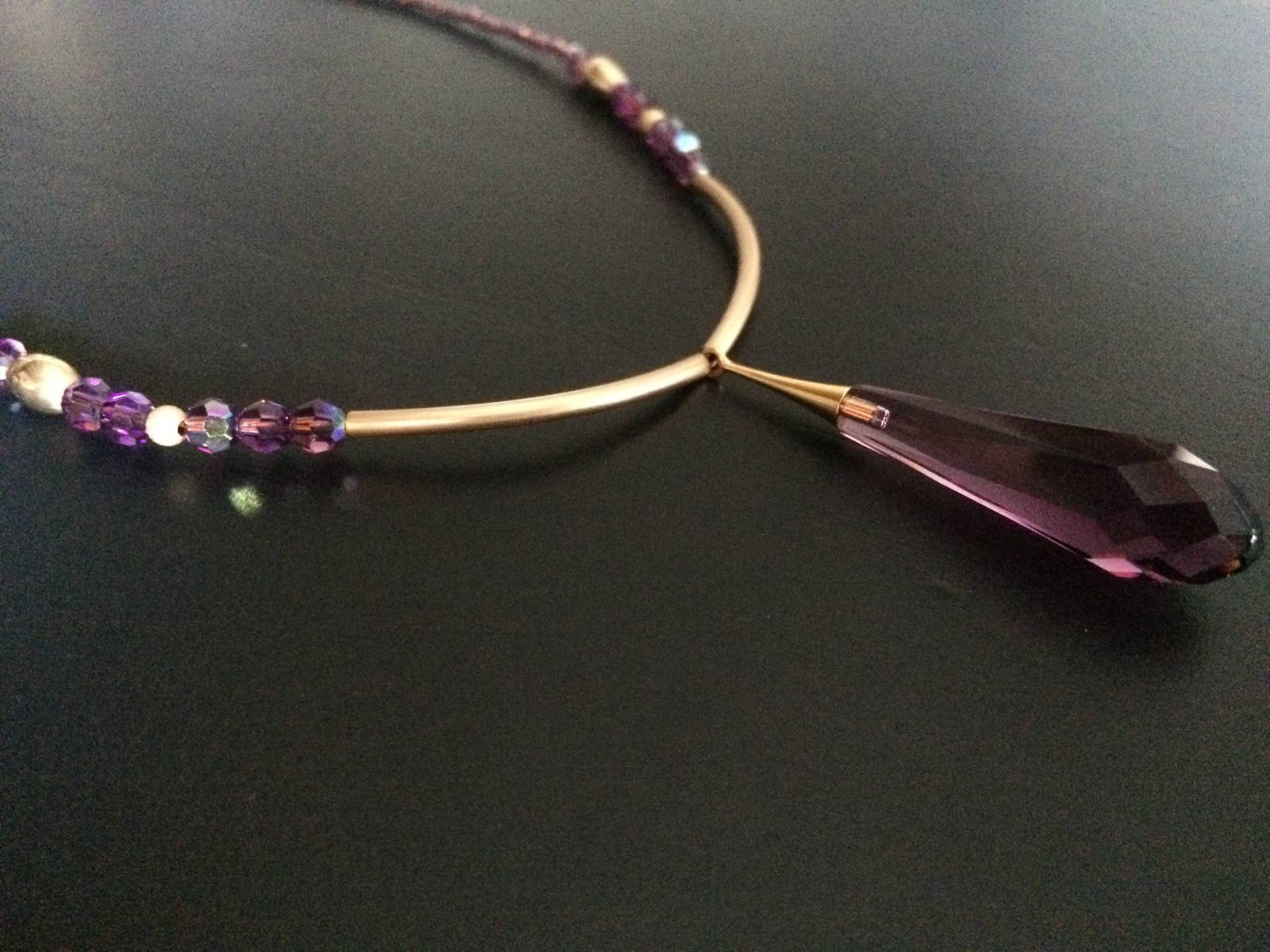 Swarovski-Halskette Und 24 Karat Vergoldet/Swaro Swarovski Swarovski-Halskette Und 24 Karat Vergoldet/Swaro Swarovski von 8marsbijoux