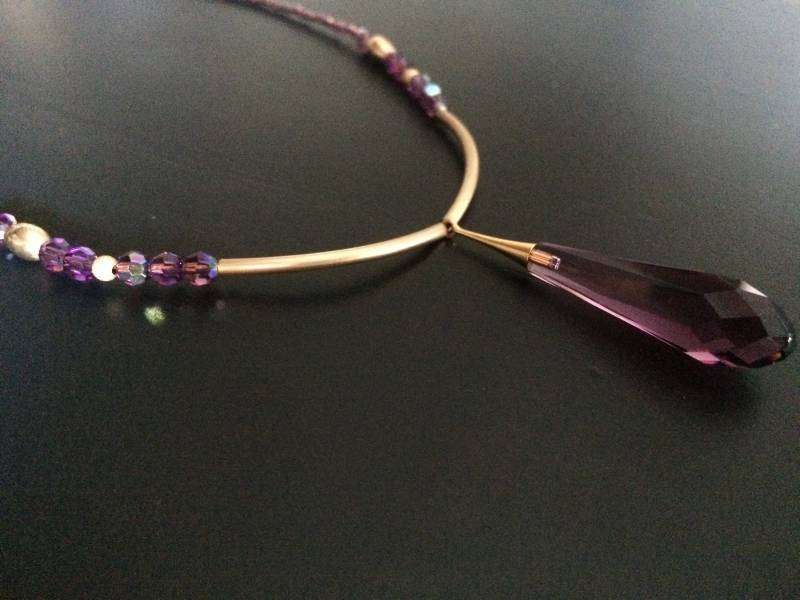 Swarovski-Halskette Und 24 Karat Vergoldet/Swaro Swarovski Swarovski-Halskette Und 24 Karat Vergoldet/Swaro Swarovski von 8marsbijoux