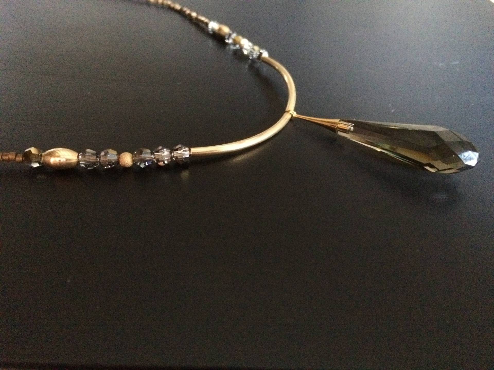Swarovski-Halskette Und 24 Karat Vergoldet/Swaro Swarovski Swarovski-Halskette Und 24 Karat Vergoldet/Swaro Swarovski von 8marsbijoux