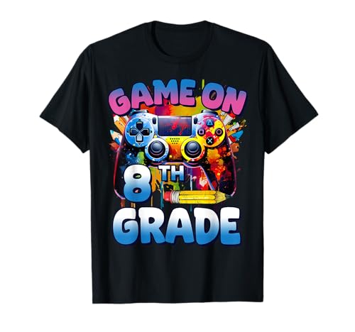 Game On 8th Grade First Day Gamer Shirt Jungen T-Shirt Game On 8th Grade First Day Gamer Shirt Jungen T-Shirt von 8th Grade Game On Video Gamer School