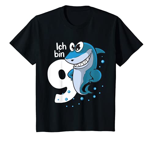 Kinder Ich bin 9 Jahre alt - Hai 9. Geburtstag T-Shirt Kinder Ich bin 9 Jahre alt - Hai 9. Geburtstag T-Shirt von 9 Jahre Hai Geburtstag Geschenk