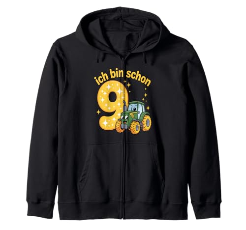 Kinder 9 Geburtstag Junge Traktor Outfit Ich Bin Schon 9 Kapuzenjacke Kinder 9 Geburtstag Junge Traktor Outfit Ich Bin Schon 9 Kapuzenjacke von 9 Year Tractors Birthday