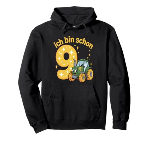 Kinder 9 Geburtstag Junge Traktor Outfit Ich Bin Schon 9 Pullover Hoodie Kinder 9 Geburtstag Junge Traktor Outfit Ich Bin Schon 9 Pullover Hoodie von 9 Year Tractors Birthday