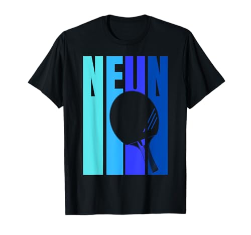 9. Geburtstag Jungs Tischtennis - Neunter Geburtstag T-Shirt von 9. Geburtstag Jungs Deko Pingpong