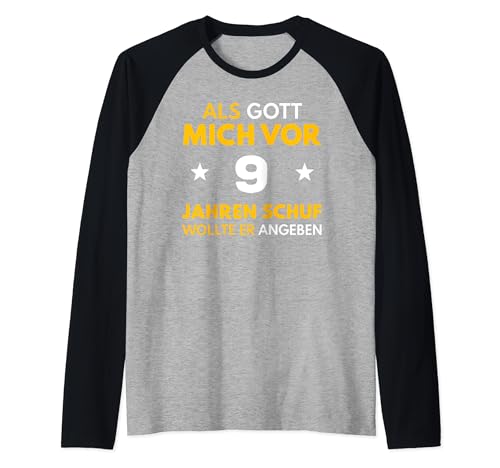 9. Geburtstag Junge Mädchen 9 Jahre 2015 Lustig Geschenk Raglan von 9. Geburtstag Mädchen 9. Geburtstag Deko Junge