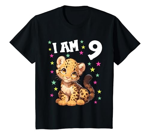 Kinder 9 Jahre alt Leoparden Leopard 9. Geburtstag T-Shirt Kinder 9 Jahre alt Leoparden Leopard 9. Geburtstag T-Shirt von 9.Geburtstag Leoparden Leopard Junge Mädchen Shop