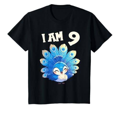 Kinder 9 Jahre alt Pfauen Pfau 9. Geburtstag T-Shirt Kinder 9 Jahre alt Pfauen Pfau 9. Geburtstag T-Shirt von 9.Geburtstag Pfauen Pfau Shop
