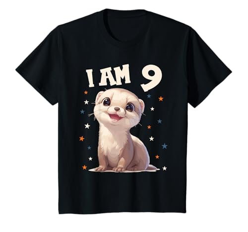 Kinder 9 Jahre alt Wiesel 9. Geburtstag T-Shirt Kinder 9 Jahre alt Wiesel 9. Geburtstag T-Shirt von 9.Geburtstag Wiesel Shop