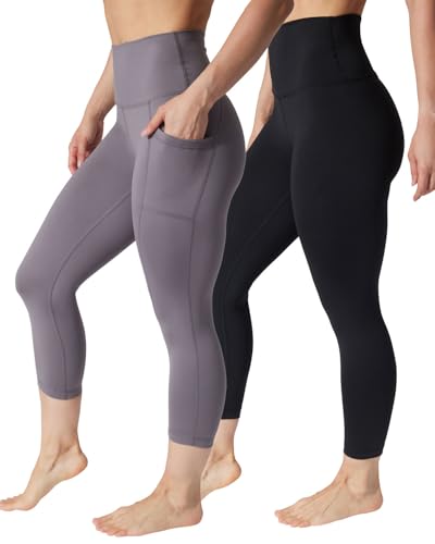 90 Degree By Reflex Capri-Leggings mit einer Tasche, 2 Stück, Vulkanglas/Schwarz, Groß 90 Degree By Reflex Capri-Leggings mit einer Tasche, 2 Stück, Vulkanglas/Schwarz, Groß von 90 Degree By Reflex