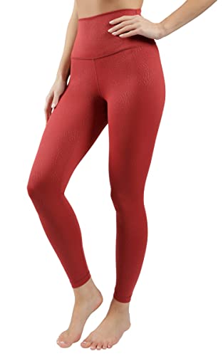 90 Degree By Reflex Damen-Leggings mit hoher Taille, kniebeugenfest, knöchellänge, bedruckte Leggings, Python Sangria, X-Klein von 90 Degree By Reflex