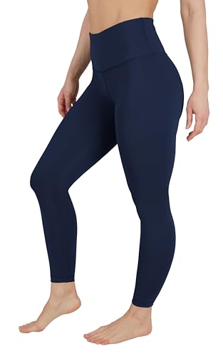 90 Degree By Reflex Damen-Leggings mit hoher Taille, butterweich, Workout, Kniebeugenfest, Fitnessstudio, Yogahose, Dunkles Marineblau , 3X-Groß von 90 Degree By Reflex