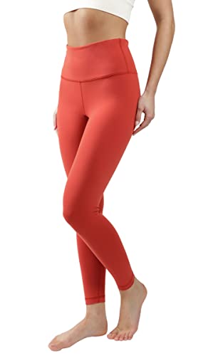 90 Degree By Reflex Knöchellange Hohe Taille Power Flex Leggings – 7/8 Bauchkontrolle Yogahose, Bossa Nova, S von 90 Degree By Reflex