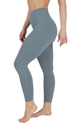 90 Degree By Reflex Leggings mit hoher Taille, 7/8 Bauchkontrolle, Yoga-Workout-Hose, lead, S von 90 Degree By Reflex