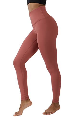 90 Degree By Reflex Power-Flex-Leggings mit hoher Taille, Bauchkontrolle, Apfelbutter, X-Klein von 90 Degree By Reflex