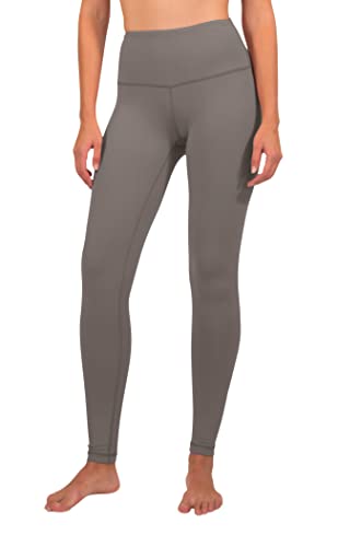 90 Degree By Reflex Power-Flex-Leggings mit hoher Taille, Bauchkontrolle, Treibholz, S von 90 Degree By Reflex