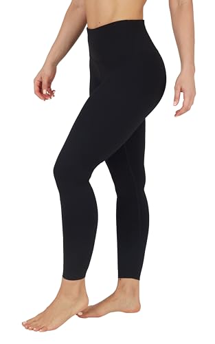 90 Degree By Reflex Power Flex Leggings mit hoher Taille - Belly Control - Schwarz Large von 90 Degree By Reflex