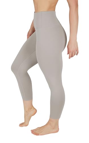 90 Degree By Reflex Shapewear mit hoher Taille, Bauchkontrolle, Power Flex Capri, Satellit, Groß von 90 Degree By Reflex