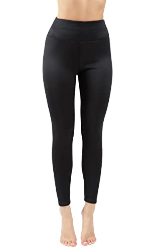 90 Degree By Reflex Sherpa gefütterte Leggings für Damen, Schwarz, X-Klein von 90 Degree By Reflex