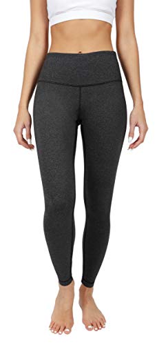 90 Degree By Reflex: Power-Flex-Damenleggings mit hoher Taille - kaschiert Bauchansatz - Grau - Klein von 90 Degree By Reflex