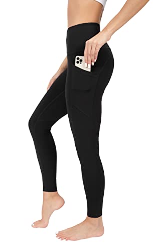 90 Degree by Reflex Damen Power Flex Yogahose, klassisches schwarz, M von 90 Degree By Reflex