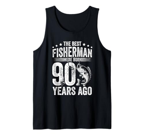 Herren DIE BESTEN Angler WURDEN VOR 90 Jahren GEBOREN Tank Top Herren DIE BESTEN Angler WURDEN VOR 90 Jahren GEBOREN Tank Top von 90. Geburtstag Fisherman
