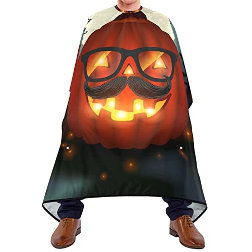 Friseur Schneiden Umhang Halloween-Hipster-Kürbis Haarschnitt Salon Cape Waschbar Hairdressing Cape Antistatischer Salon Umhang Für Kinder Haar Styling Erwachsene 140X170Cm von 908