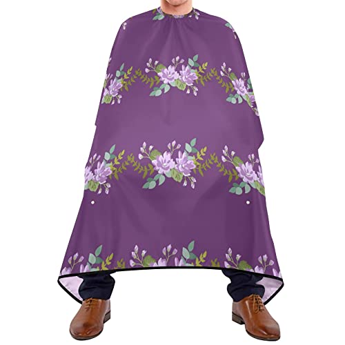 Friseur Schneiden Umhang Lilane Blumen Salon Umhang Wasserdichte Haar Styling Cape Einstellbar Friseurumhänge Haar Für Erwachsene Kinder Haar Styling 140X170Cm von 908