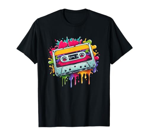 Retro Kassette 80er 90er Jahre Outfit Damen Herren Kinder T-Shirt von 90er 80er Retro Kassette Outfits & Geschenk