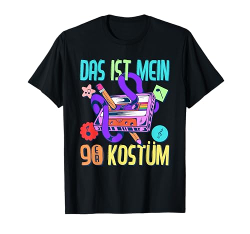 Das ist mein 90er Kostüm Neunziger Jahre Outfit Damen Herren T-Shirt von 90er Jahre Kostüm & 90er Jahre Party Geschenke