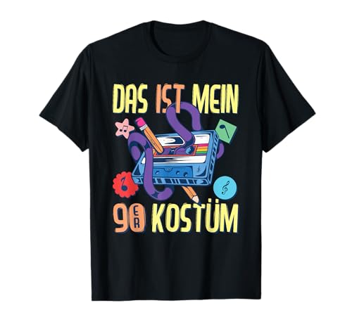 Neunziger Jahre Outfit Damen Herren Das ist mein 90er Kostüm T-Shirt von 90er Jahre Kostüm & 90er Jahre Party Geschenke