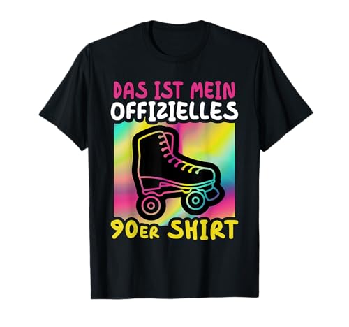 90er Jahre Outfit Damen Herren 90iger Rollschuhe T-Shirt von 90er Jahre Outfit Damen 90er Jahre Outfit Herren