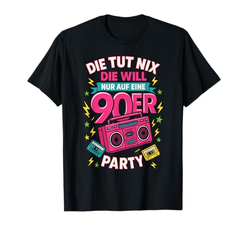 90er Kostüm 90er Jahre Frauen T-Shirt 90er Kostüm 90er Jahre Frauen T-Shirt von 90er Jahre Outfit