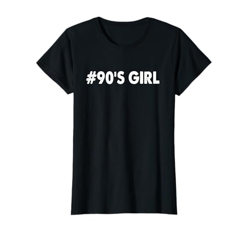 90s Girl 90er Jahre Party Disco Kostüm Outfit T-Shirt von 90er Jahre Outfits Damen