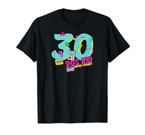 Geburtstag 30 Jahre alt 90er Jahre Kind Nostalgie 90er Party T-Shirt Geburtstag 30 Jahre alt 90er Jahre Kind Nostalgie 90er Party T-Shirt von 90er Party Geburtstag 90er
