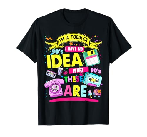80er Jahre Outfit Ideen für Kleinkinder & 90er Jahre Thema Kinder 90er Jahre Nostalgie T-Shirt von 90s Nostalgia Ideas Girls 90s Toddler Outfit Ideas