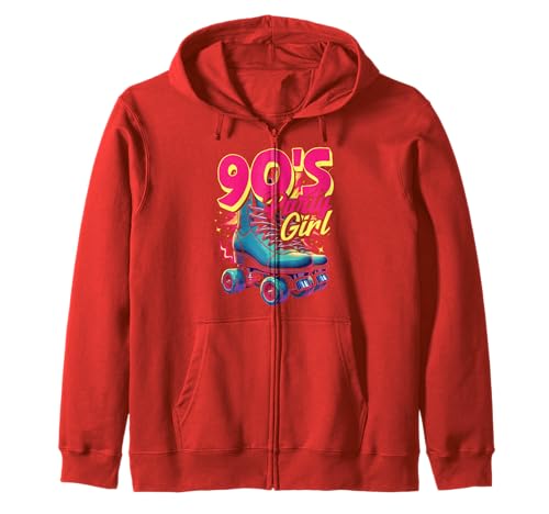 90s Party Girl Retro 90er Damen Mädchen Mottoparty Tanzen Kapuzenjacke von 90s Party Girl Damen Retro Frauen 90er Mottoparty