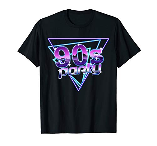 Retro 90er Jahre Kostüm 90's Outfit Männer Frauen 90er Party T-Shirt Retro 90er Jahre Kostüm 90's Outfit Männer Frauen 90er Party T-Shirt von 90s Party Outfits & Co.