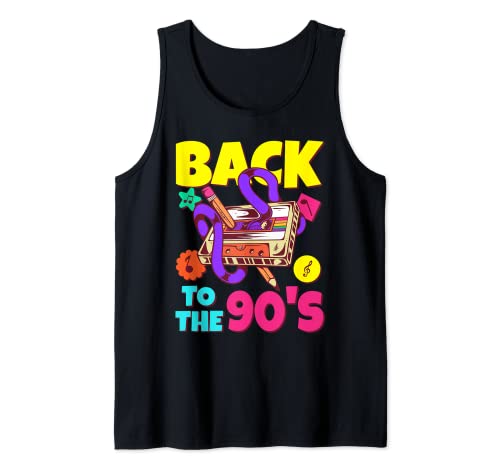 90s Theme Party Outfits für Damen & Herren | Schwarz, Ärmellos, Tank Top, S von 90s Theme Party Outfits for Women, Men & Kids