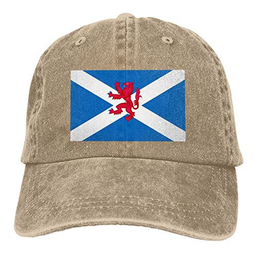 917 Baseballkappe Lion Rampant Schottland Schottisch Baseball Cap Unisex Baseballkappe Mütze Mode Trucker Cap Für Wandern Running Athletic von Lupsty
