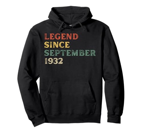 Legende 1932 93. Geburtstag Geschenke für Männer Frauen 93 Jahre alt Pullover Hoodie von 93 Yr Old Bday Gift Idea Store