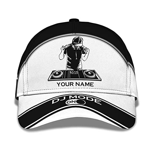 934 Baseballkappe „Dj-Modus EIN“ Gedruckt Basecap Verstellbare Capatmungsaktive Mütze Unisex Trucker Baseballcap Für Reisen, Herren, Teenager von 934