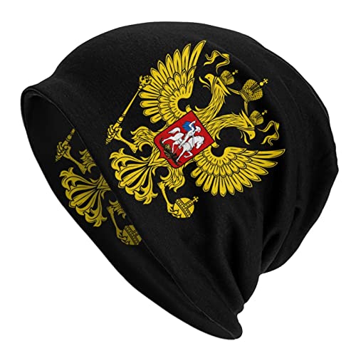 934 Beanie Russia Coat of Arms Thermo Strickmütze Unisex Beanie Winter Mütze Leichte Winter Mütze Für Sports Skating Sports von 934