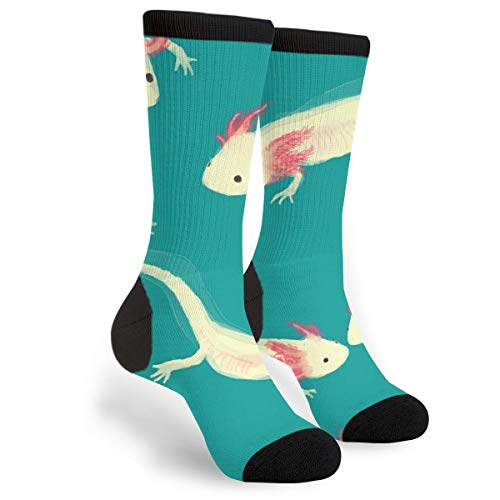 934 Unisex Sportsocken Axolotl Arbeitssocken Geruchshemmend Men'S Socks Klassische Für Radfahren Geschenk Laufen 40Cm von 934